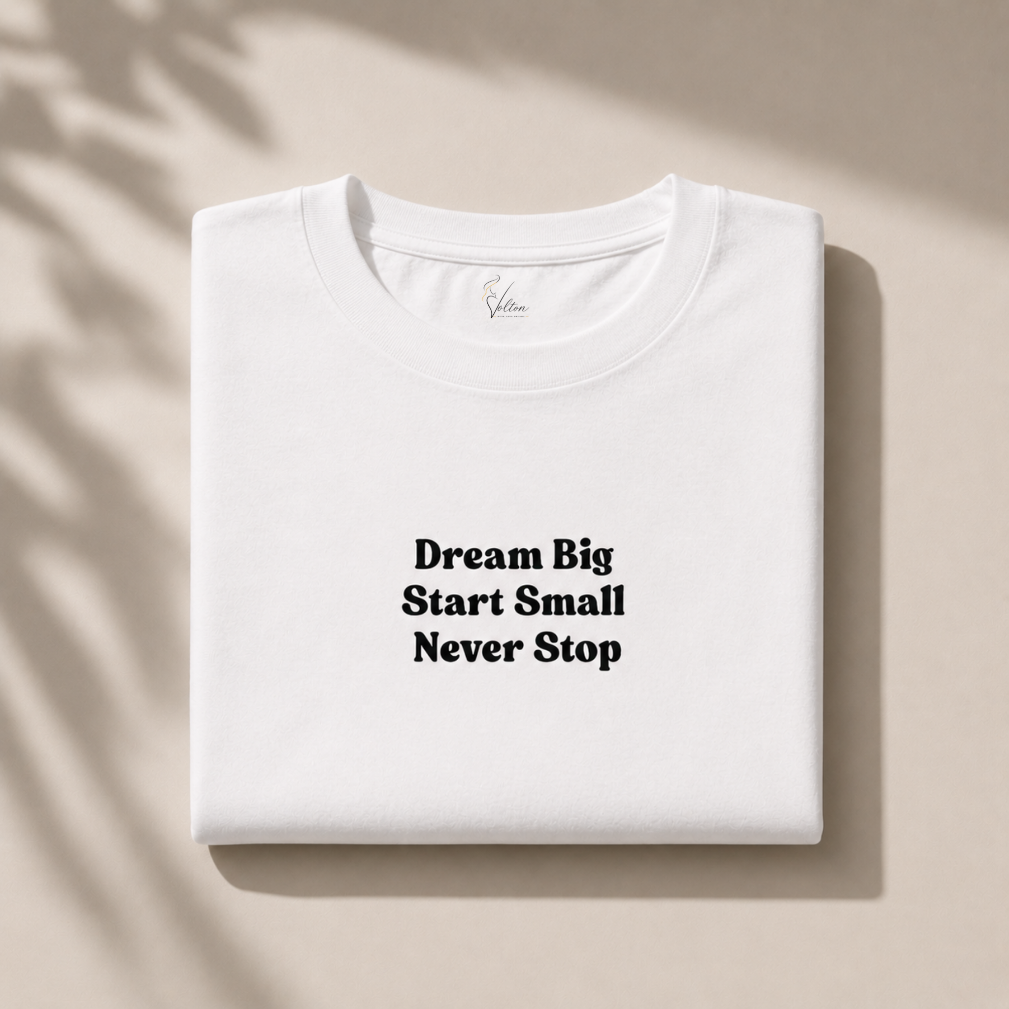 Dream Big Start Small Never Stop